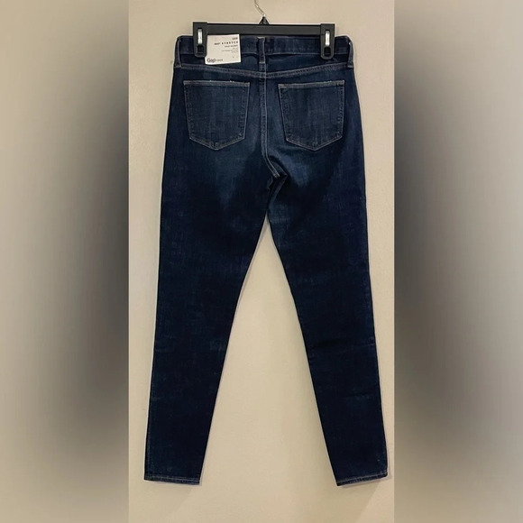 GAP‎ Mid Rise True Skinny Jeans in Dark Indigo - Picture 4 of 7